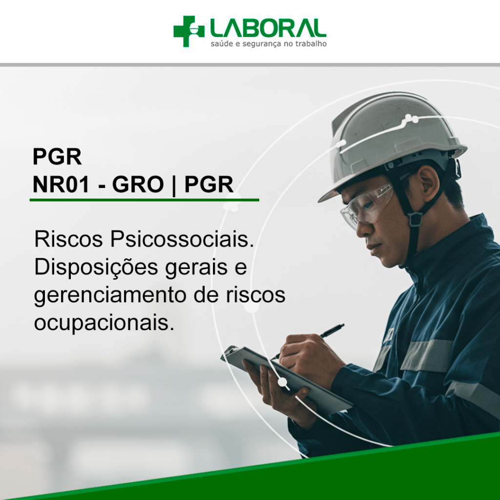 NR-01 GRO/PGR – Gerenciamento de Riscos Ocupacionais