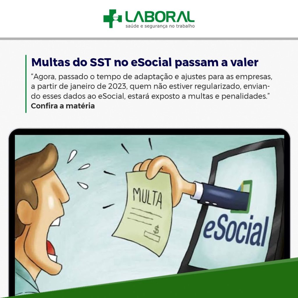 Multas do SST no eSocial passam a valer
