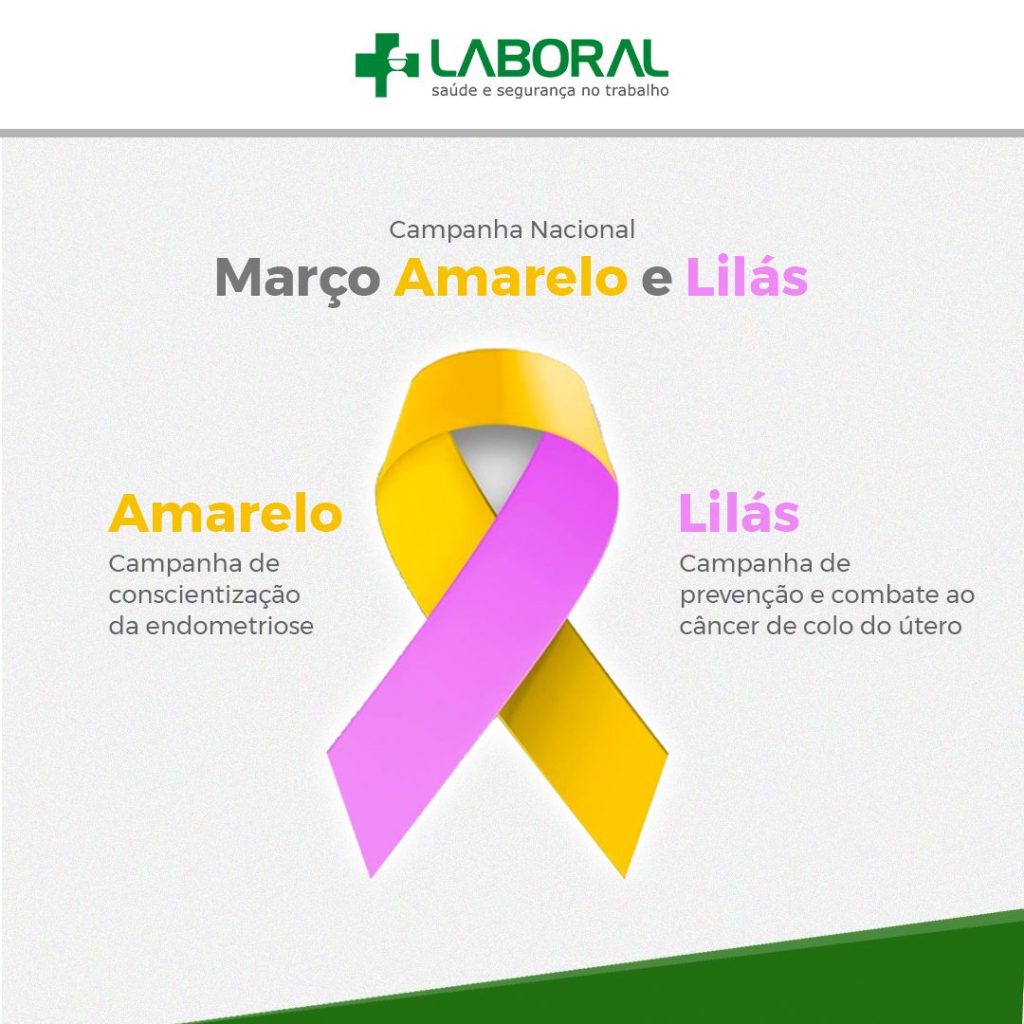 Campanha Março Amarelo e Lilás 2023