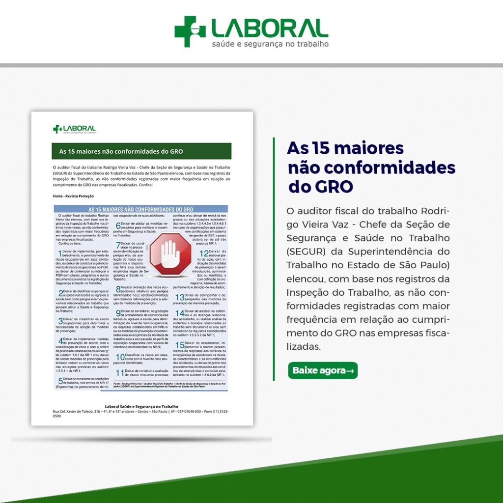 As 15 maiores não conformidades do GRO