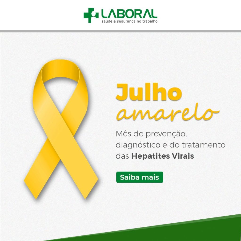 Julho Amarelo para a prevenção das hepatites virais