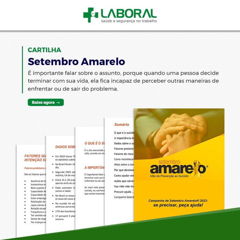 Cartilha – Setembro Amarelo
